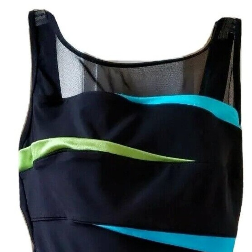 Longitude Black Fan Club Slimming Swimsuit